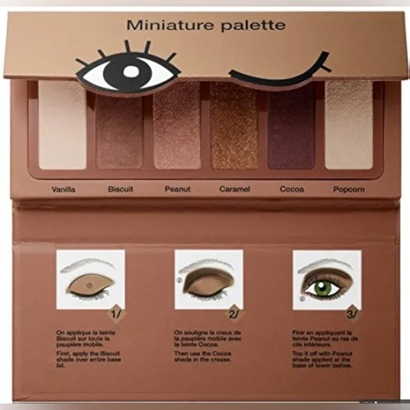 Sephora Eyeshadow Palette - warm cookies 6 colors matte and shimmer neutrals NEW - Picture 2 of 11